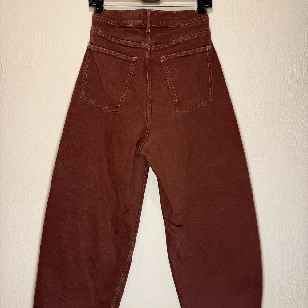 Everlane Women’s Burgundy Barrel Utility Pant - Picture 4 of 6
